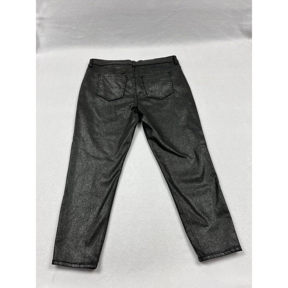 Universal Standard black jeans with sparkle size 12 NWT - Picture 7 of 8